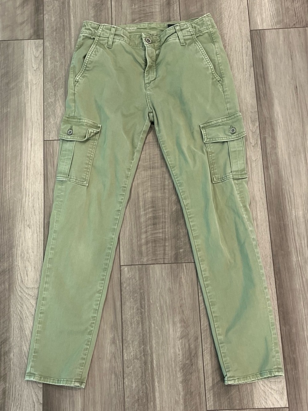 AG Adriano Goldschmied Green Cargo Pants - The Pepper Utility Trouser